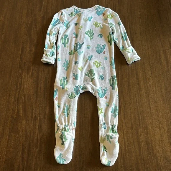 Angel dear cactus zippered footie - 6-9mo - Picture 2 of 3